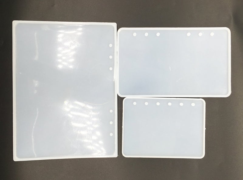 KOOTIPS 3 Pcs/Set Notebook Resin Casting Molds, A5 A6 A7 Notebook Silicone Mold with Resin Epoxy, DIY Craft Making,Semi-Transparent Mould - Image 5